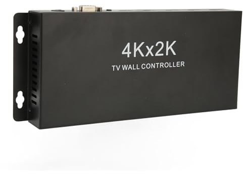 TV Wall Controller, 1 in 4 Out Nessun Ritardo Splicing Controller Video per PC Portatile (Spina UE)