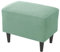 Highdi Ottomane Schonbezug Hockerbezug, Karierter Jacquard Stoff Einfar Big Hocker Hussen für Fußhocker, Stretch Bezug Waschbar Ottomane Abdeckung Überzug Hocker Protector (Matcha-Grün)
