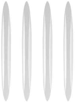 CGEAMDY 4 Stück Auto Türkantenschutz Aufkleber, Universal Auto Rückspiegel Kantenschutz Anti Scratch, Antikollisions-Türschützer Passend Für Meisten Autos(Transparent)