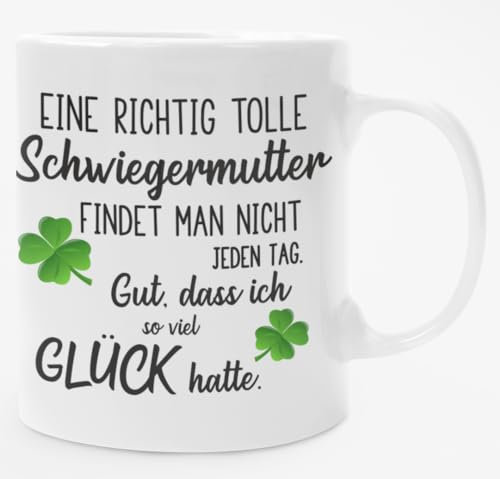 Meinlieblingsstueck24 Kaffeetasse, Becher, Tasse Eine/n richtig tolle/n (Auswahl: Schwiegermutter, Vater, Nachbarin, Nachbarn)) ...findet man nicht überall (weiße Tasse, Schwiegermutter)
