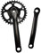 Baoblaze Fahrrad-Kurbelgarnitur, Kurbelarmsatz für Mountainbikes, einfache Installation aus Eisen, 32 Zähne, Vierkantkegel, Singlespeed für Mountainbikes, Schwarz