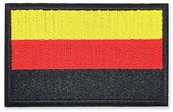 DERAYEE 2PC Deutschland Flagge Patch 8x5cm,Bundeswehr Deutschland Flaggen Patch Germany Flag Patch Klett für Aufkleber Klettbänder