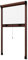 Zanzariera Verticale Riducibile 120 x 250 MARRONE fai da te a Rullo in kit