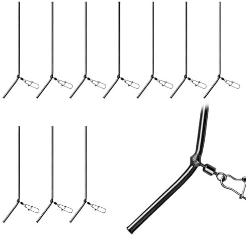 10 Pcs Futterkorb Angeln Grundblei Angeln Feeder ZubehöR Anti Tangle Boom Metall Karpfenangeln ZubehöR Futterkorb Angeln Grundblei Angeln Feeder ZubehöR Anti Tangle Boom Metall Karpfenangeln ZubehöR