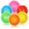 Petizer Quietschball für Hunde, 9 cm, stachelig, schwimmfähiges Poolspielzeug, Wurfapportieren für Welpen, Gummi-TPR-Kauen für Langeweile, Zahnreinigung für kleine und mittelgroße Hunde, 6 Stück
