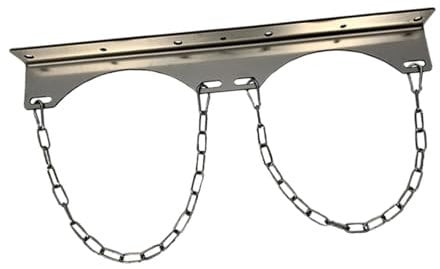 F Fityle Gas Cylinder Bracket Gas Bottle Rack Sturdy Chain Supported Mount Air Tank Holder for Household Compressed Cylinder Motorhome, Type 2