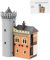 Bloctecktoy MOC Klemmbausteine Schloss Neuschwanstein Modell, 5569 Teile Groß Architecture Burg Torhaus Links Modul 1 WeltberüHmtes Gebäude Set