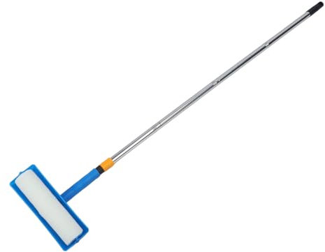 10 Inch Long Handle Paint Roller, Ceiling Paint Roller with Roller Shield, Anti Splashing Painting Roller Extension Pole Home Painting Supplies for Painting Walls and Ceilings