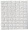 SHINEOFI sticker mural motif brique tuile texturé papier peint brique 3d fonds d'écran couvrant stickers muraux en brique 3d décoration murale 3d blanche