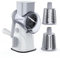 RAINBEAN Rotary Cheese Grater for Kitchen, Hand Crank Cheese Shredder with 3 Interchangeable Blades, Rotary Grater with Handle and Strong Suction Base, for Vegetables, Fruit, Nuts