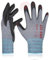 DEX FIT FN330 Guanti da Lavoro, Fit 3D Comodo ed Elastico, Presa Power, Smart Touch, Gomma Nitrilica Resistente e Traspirante, Sottili e Leggeri, Lavabili in Lavatrice, Grigio 6 (XS) 12 Paia