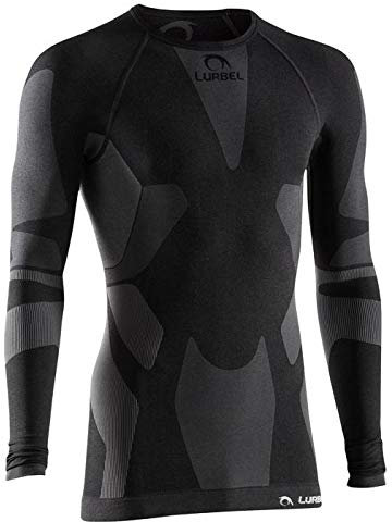 Lurbel Perform, Camiseta Térmica Interior Extra Cálida, Manga Larga, Deportiva (Extra Grande, Gris)