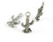 120 Stück Antik Silber Ton Schmuck Charms B08768 Kakteen Kunst Herstellung Basteln Perlen