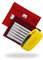 FRIO Extra Large Cooling Wallet in Red with Yellow Sharps Bin