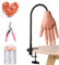 BenkerEsti Practice Hand for Acrylic Nails Mannequin Hands for Nails Practice Nail Training Practice Hand Kit - sliver