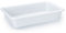 Tradineur - Bandeja frigorífica de almacenamiento - Fabricación en plástico reciclable - Apto para micro hondas, lavavajillas y frigorífico - Capacidad de 3,6 L - 7 x 23 x 34,5 cm - Color Blanco