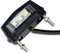 Greluma 1 Pieza luz de Placa de matrícula de Motocicleta, luz de matrícula de lámpara de luz Trasera LED de Freno Trasero Universal de Motocicleta de 12 V, luz Blanca