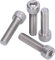 Bullone a Esagono Incassato a Testa Esagonale a Testa Esagonale da 4 Pezzi M10 Bullone a Esagono Incassato in Acciaio Inossidabile A2 da 1,25 Mm a Passo Fine Hardware di Fissaggio(M10*40)