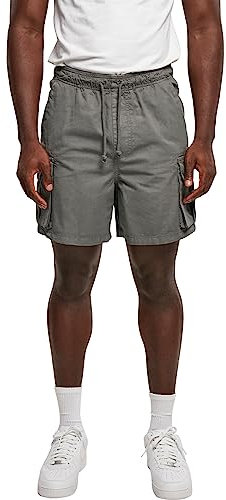 Urban Classics Herren Kurze Hose Short Cargo Shorts, Farbe darkshadow, Größe XS