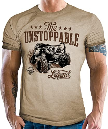 T-Shirt Vintage Retro Used Look - Offroad Legend