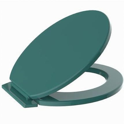 OISE ART STORE Trade Shop - Sedile Coprivaso WC Water Copriwater Bagno in PVC Universale Verde Scuro 59024 -