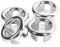 4 Pieces Mesh Sink Overflow cover, Bath overflow cover Kitchen Bathroom Basin Trim Sink Hole Overflow Drain Cap Cover Insert in Hole Spares (round)