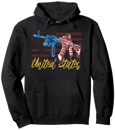 Amerika Flaggen USA Pullover Hoodie