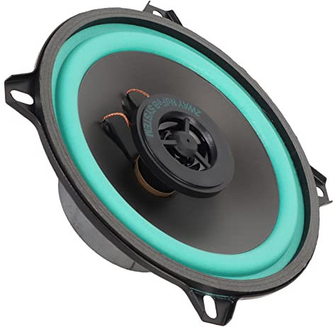 Annadue 100W Car Coaxial Speakers, 5in External Magnetic 90Hz 20KHz 90dB 4 Ohms Car Audio Speakers for Car Sound Systems