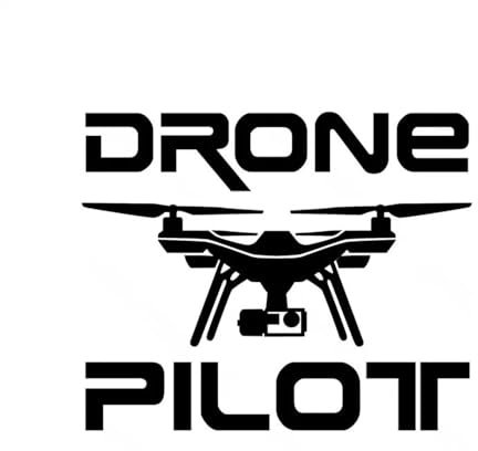FAiruo Coolest Auto Aufkleber Drohne Pilot UAV Drohne Lustige Motorrad Auto Stoßstange Fenster Vinyl Aufkleber (Farbe: A, Größe: 15 cm x 12 cm)