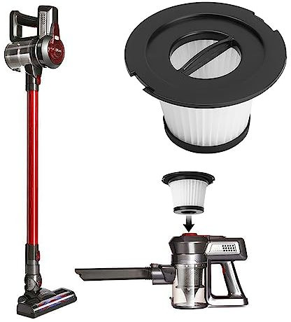 Akozon Accesorio de Filtro de Aspiradora para Dibea C17 T1 para Uso Doméstico, Accesorio Multifuncional