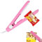 Mini Folienschweißgerät,Hand Folienschweißgerät,Versiegelungsmaschine Bag Sealer,Küche Hand Verschlussgerät,Klein Mini versiegelungsmaschine für Plastiktüten Beutel Lebensmittellagerung (Rosa)