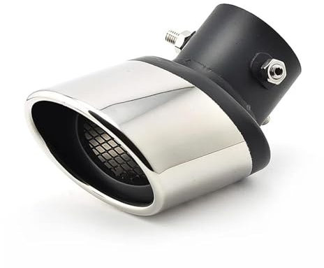 Auto Endschalldämpfer 1Pcs Für Opel Für Meriva 2006-2013 2014 Auspuffrohr Schalldämpfer Endrohr Schalldämpfer Spitze Auto Hinten Schwanz Kehle Auto Zubehör Auto Schalldampf (Farbe : 1PCS-Style-D)