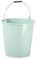 CABLEPELADO Cubo Plástico de Limpieza Doméstico y Jardín, Cubo de Fregona, 31 cm Alto x 32.5 cm Diámetro Superior, Capacidad 15 Litros, Asa de Agarre, Verde
