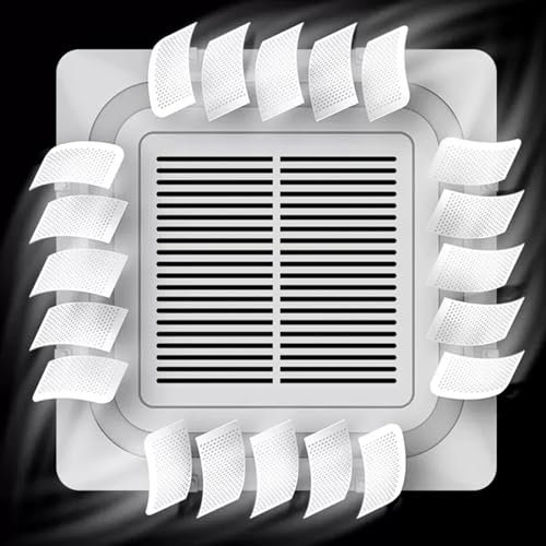 HJYryhyfddply Klimaanlage Split Windabweiser, Luftabweiser for DeckenlüFtungen, Verhindern Direktes Blasen von Klimaanlagen, Anti-Kondensation, Geeignet for Zuhause, Schlafzimmer, Büro (Size : 4pcs)