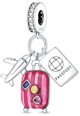 LIGHTDOG 925 Sterling Silber Charms für Armbänder, kompatibel mit europäischen Armbändern und passt zu Pandora Charms Armbänder für Frauen Mädchen