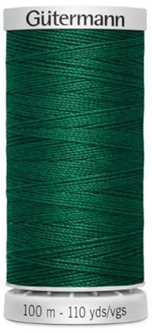 Gütermann Garn M782 Extra Stark Nähgarn Polyester 100m Nähmaschinengarn für alle stark beanspruchten Nähte (340 dunkelgrün)