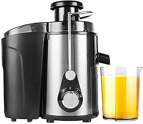 CRBUDY Spremiagrumi,Spremiagrumi Estrattore di Succo Bocca Grande Grande 3 Scivoli di Alimentazione Centrifugo Facile da Pulire Motore da 800 W Senza BPA