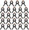 24Pcs Nylon Spring Clamps 2Inch Mini Clips, Plastic Spring Clamps Extra Strength for DIY Projects,Arts,Wood Working Crafts, Muslin Paper Photo Background