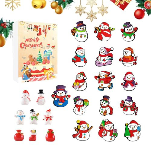 -Spielzeug-Adventskalender 2024, Weihnachts-Countdown-Kalender | Sammelbarer -Spielzeug-Adventskalender 2024 bis Weihnachten - 24-Tage-Weihnachtskalender-Countdown für Mädchen, E