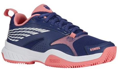 K-Swiss Damen SpeedEx HB Tennis Shoe, Estate Blue/White/Strawberry Ice, 40 EU