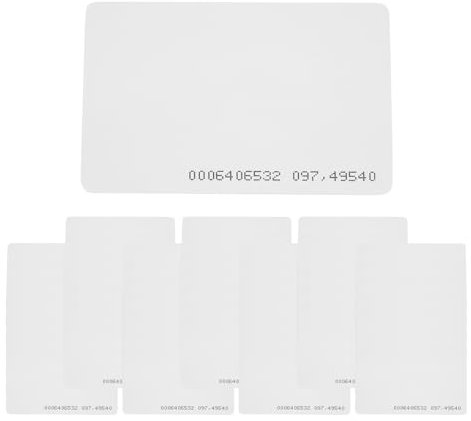 MOLERRI 50 Stück Zugangskontrollkarte RFID-Karte 125 KHz EM4100 TK4100 RFID-Tag-Schlüssel für Zugangskontrollschlüsselteile