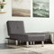 Willood Chaiselongue Grau Kunstleder