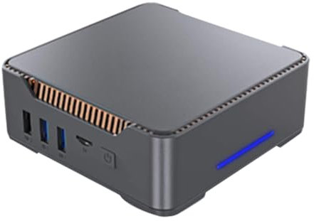PAGJHRFJG Mini PC Celeron J4125 16GB DDR4 256GB SSD Gaming Mini PC 2.4G 5G WiFi 1000M Mini Computer Windows10 UK Plug