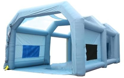 Tettoie per auto Cabina di verniciatura gonfiabile con soffiatori Cabina di verniciatura gonfiabile Cabina di verniciatura potente Tenda per verniciatura auto box auto da esterno(10x6x4m 67.6kg)