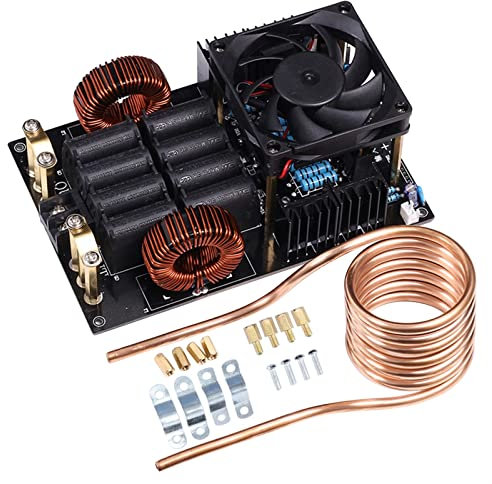 Módulo de Placa de Calentamiento por inducción de bajo Voltaje, 1000W, 50A, CC, 12-40V Calentamiento por inducción