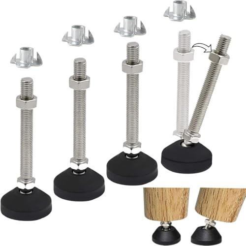 Uni-Fine M12*100*Ø40mm Kann 500 kg standhalten, stellfuß, stellfüße höhenverstellbar,verstellbare möbelfüße, höhenverstellbare füsse für möbel