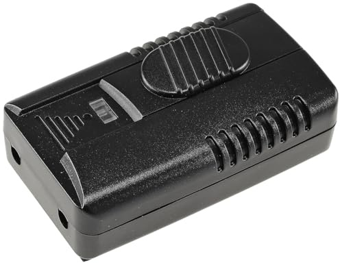 Vonhoff Fußdimmer 230V für LED (3-100W) & Halogen (75-300W) | Phasenanschnitt | 6-poliger Anschluss | Sicherung | 103x60x32mm