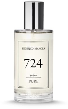 PURE 724 Perfume Femenino 50 ml – Limón, Lima & Manzana – Peonía & Magnolia – Sándalo, Haba Tonka & Almizcle – Fragancia Floral Gourmand 20%