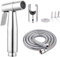 WEIDMAX Bidet-Handbrause,Hohe Powered Hand gehalten Bidet Sprayer Premium Edelstahl gebürstet Sprayer Bidet Duschkopf mit 49-Zoll-Schlauch und Halterung Halter