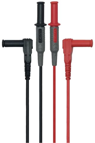 KPS -CP300 Verlängerungskabel für Prüfspitzen für Multimeter mit 4 mm Klinkenstecker (Bananen-Typ) bis 10 A und 1 m Länge.